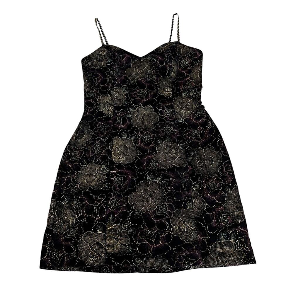 L.A. Glo velvet vintage dress